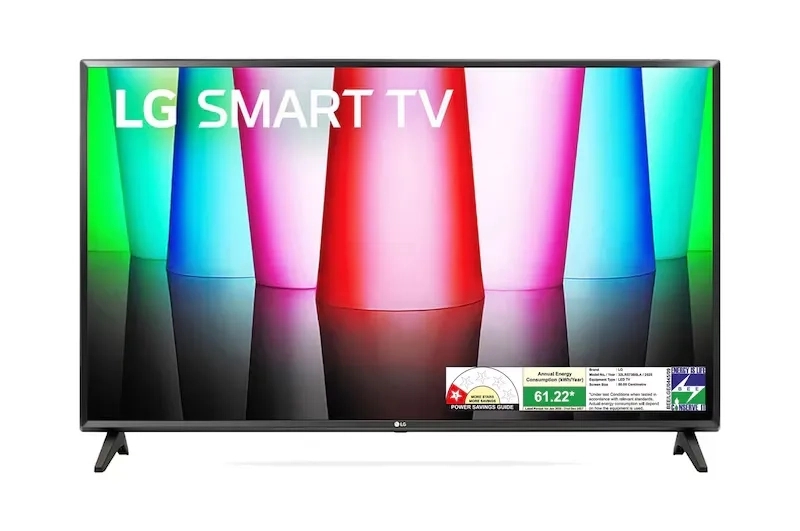 LG 80cm (32) Smart TV (LR573), α5 Gen6 AI Processor, 60Hz Refresh Rate, Active HDR,AI Sound 2025 by LG : Colours available: Black