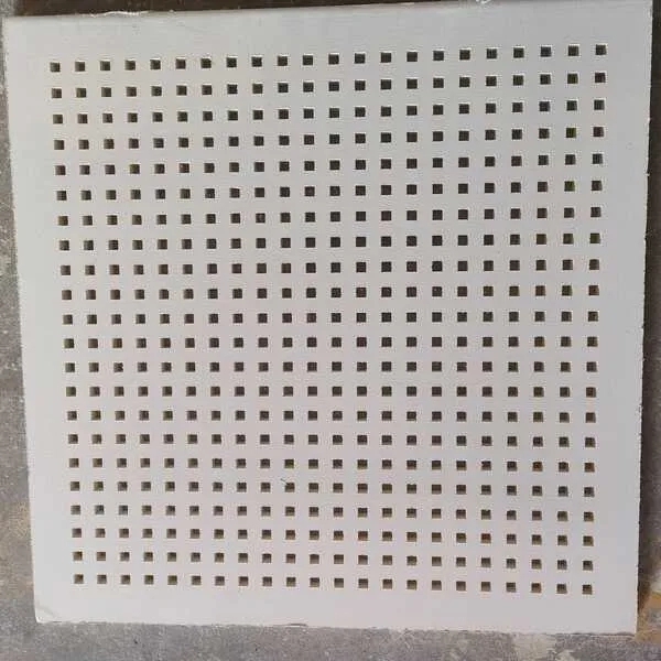 Gyptech Rockwool & Perforated Gypsum Board Composite Panel by Gyptech : Colours available: White
