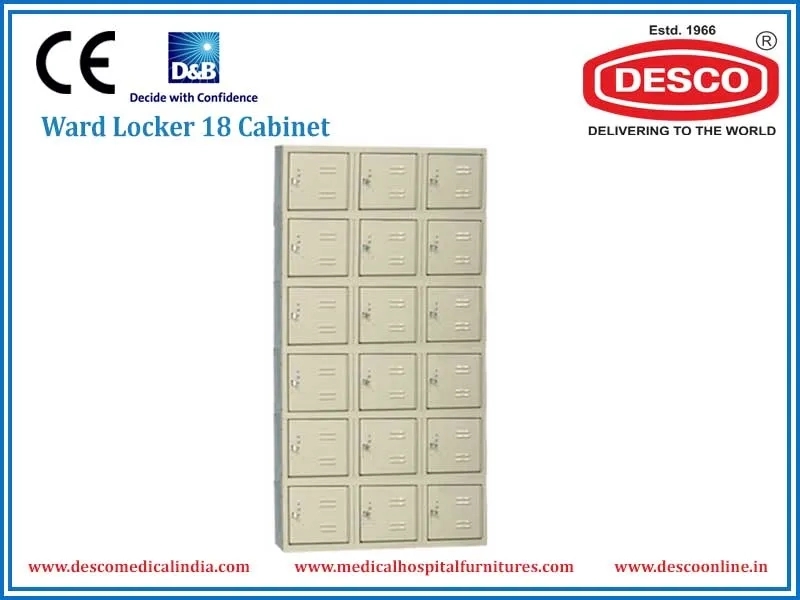 Desco Ward locker 18 cabinet by Desco : Colours available: Beige