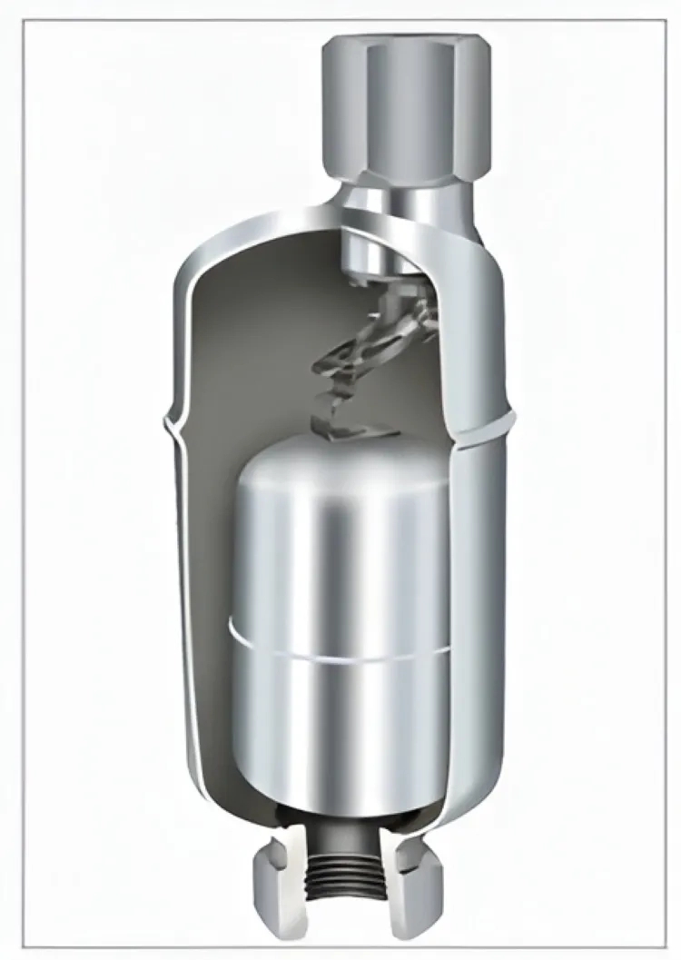 Esco Air Eliminator / Air Vent by ESCO : Colours available: Silver 1 1