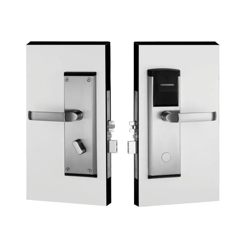 Ozone Software Based Hotel Door Lock - OZEL-RF-V11-555-R Std SSS by Ozone for Hotel, Resort : Colours available: Silver 1 1