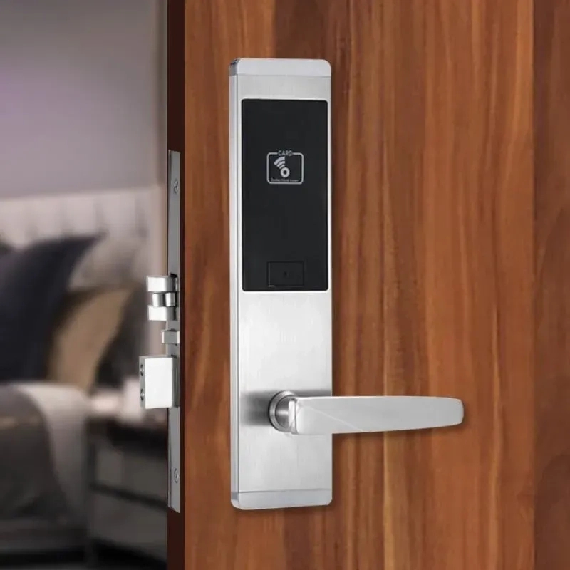 Ozone Software Based Hotel Door Lock - OZEL-RF-V9-666L-N STD by Ozone for Hotel, Resort : Colours available: BlackMatt