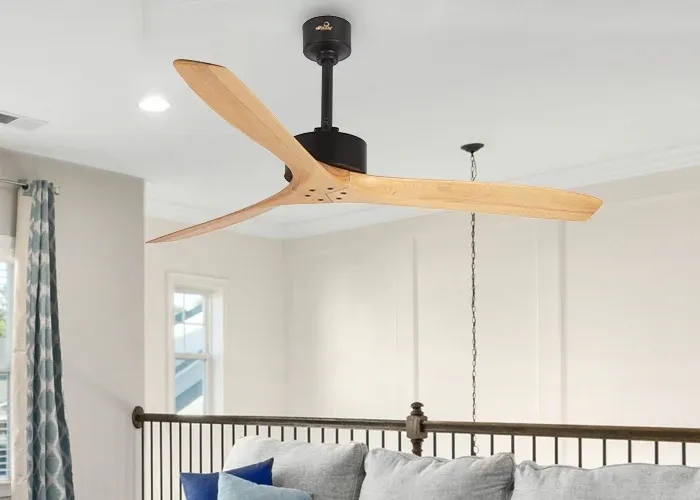 TheFanStudio Propellor - Ceiling Fan by The Fan Studio : Colours available: Tan