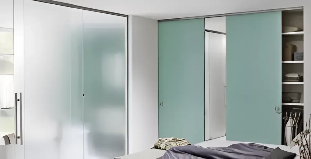 Saint-Gobain Satinovo® Etched glass by Saint-Gobain for Shower Wall, Window, Partition, Doors, Balustrade