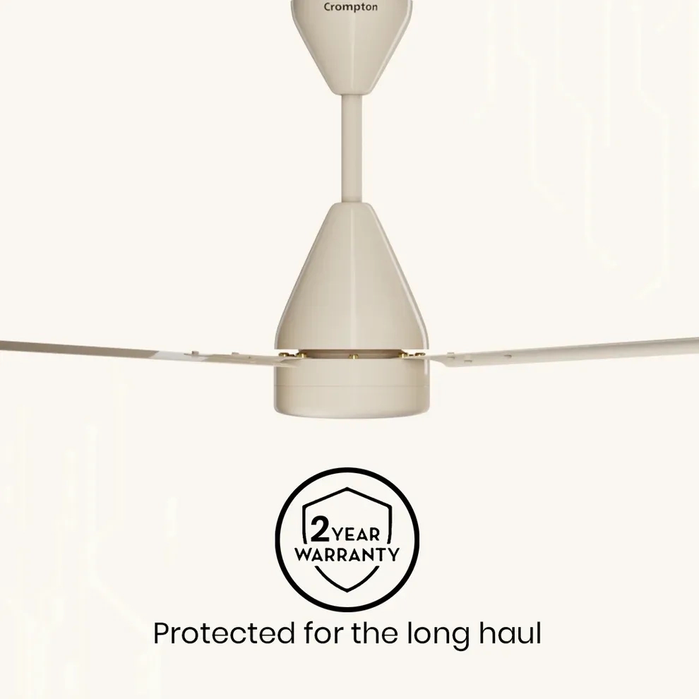 Crompton Energion Hyperjet smart BLDC Ceiling Fan - Ivory by Crompton : Colours available: Ivory 4 8