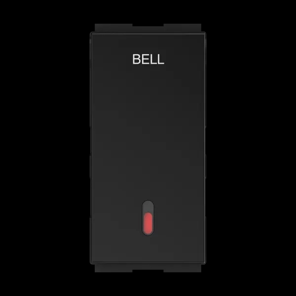 GM Modular Zenova 6AX Bell Push Switch with Indicator (LED) AA 1 334-Electric Grey by GM Modular : Colours available: DimGray