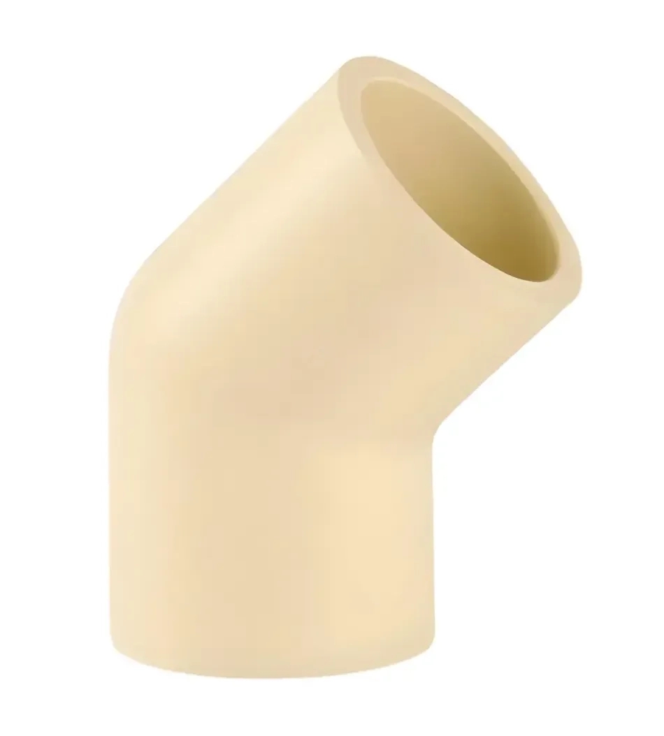Truflo CPVC Pipes Bend 45 Degree Plain - CF03000015 by Truflo by Hindware for Hot and Cold Water : Colours available: Yellow