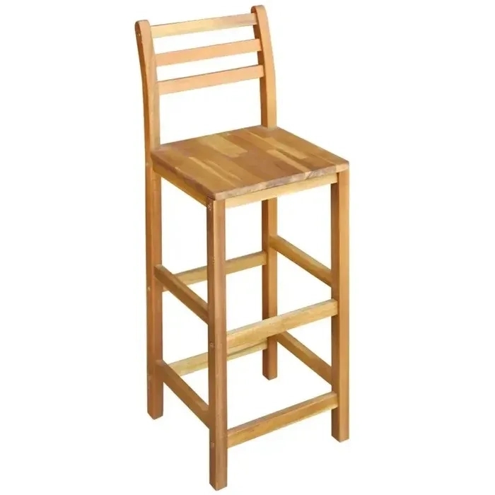 GKW Bar Table Set: 2 - Person Bar Height Acacia Solid Wood Bar Table Set by Studio GKW : Colours available: Brown 5 1