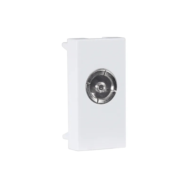 Orpat Platinum Series Support Modules T.V. Socket OPST-7237 White (Pack of 35) by Orpat : Colours available: White 1 1