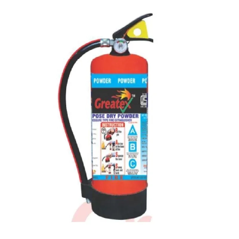 Greatex 4 Kg ABC Stored Pressure Type Fire Extinguisher by Greatex : Colours available: Black, Red