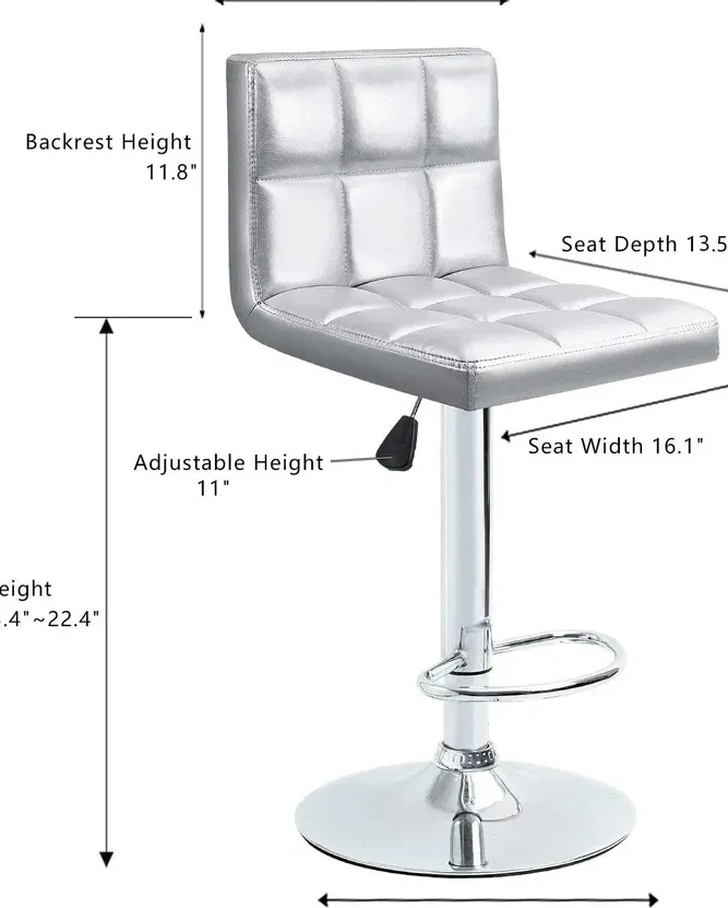 GKW Bar Stool: Armless Kitchen Counter Back Bar Chairs by Studio GKW 1 8