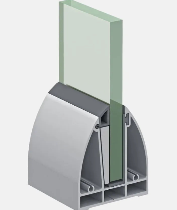 SG 20 CP T Continuous Base Profile Glass Supporting System by S Grip for Balcony, Stairs 9 1