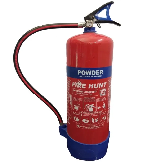 FireSquad ABC Powder Type (Stored Pressure) Fire Extinguisher 9 Kg - Fire Hunt by Fire Squad : Colours available: Red