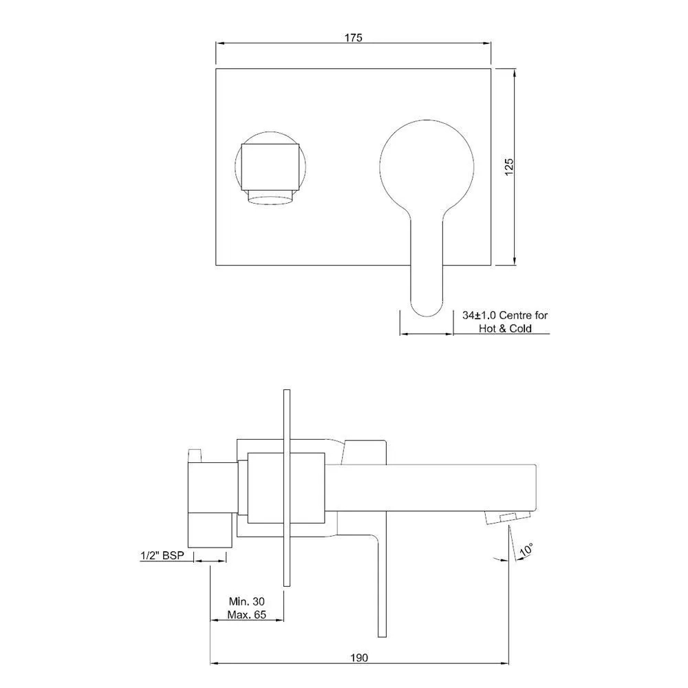 Single Lever High Flow Bath Filler by Jaquar : Colours available: Chrome 1 1