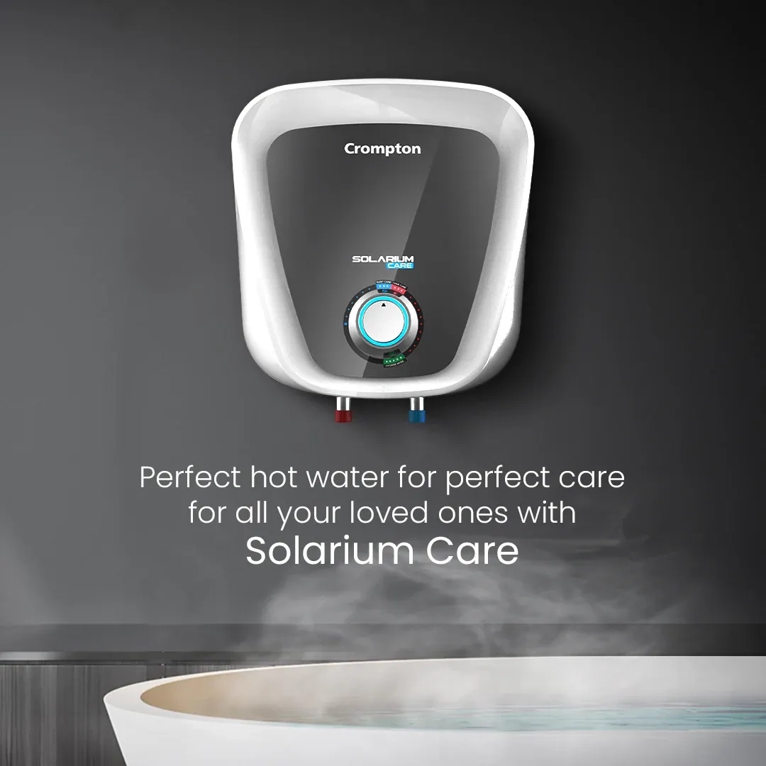 Crompton Solarium Care, 2000W Storage Water Heater - 10-L by Crompton : Colours available: White 7 1