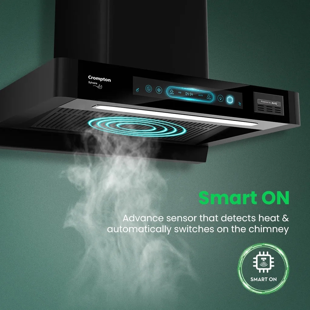 Crompton Sylvaire (Box) Chimney | Filterless 60CM by Crompton : Colours available: Black 11 3