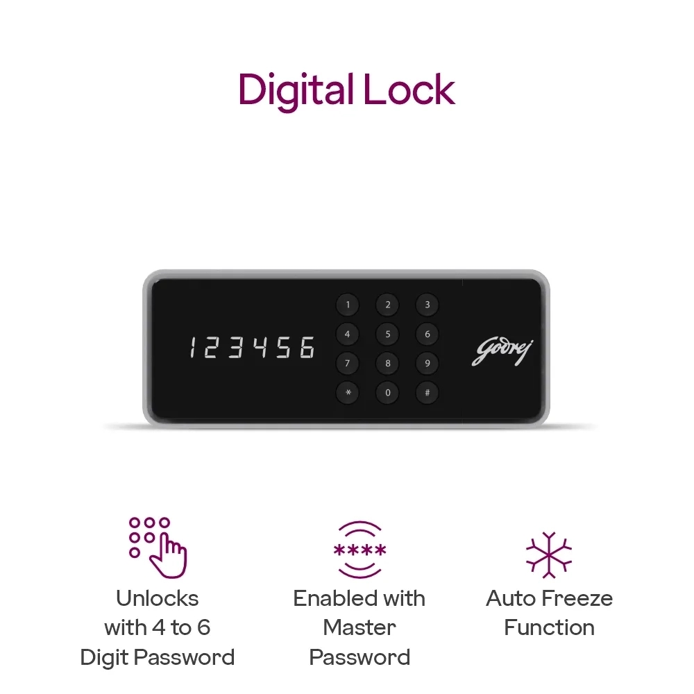 Godrej Rhino Advanced V2 Digital Home Locker by Godrej Enterprises for Home 5 5