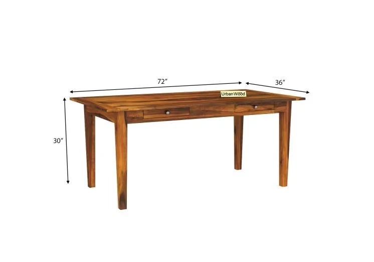 Urbanwood Mystic Dining Table Sets ( Honey Finish ) 7