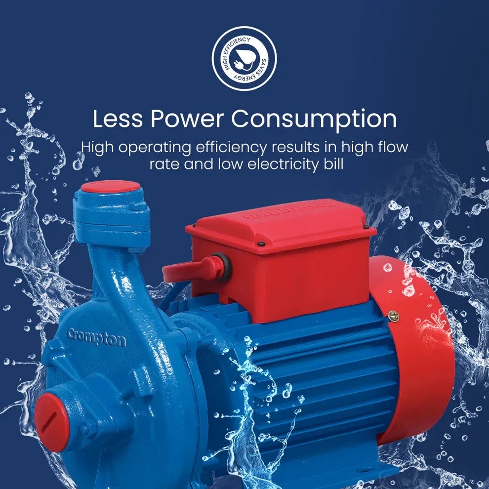 Crompton MAD052(1PH)Y-21+ (Agricultural Pump) by Crompton : Colours available: Blue, Red 8 2