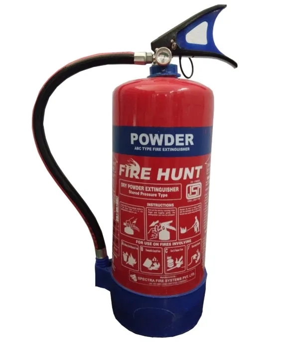 FireSquad ABC Powder Type (Stored Pressure) Fire Extinguisher 4 Kg - Fire Hunt by Fire Squad : Colours available: Red