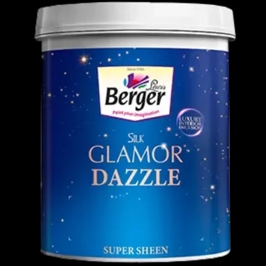 Berger Silk Glamor Dazzle Paint by Berger for Kids Room, Bedroom, Living Room, Kitchen, Bathroom 2 1