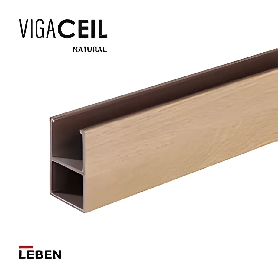 Leben Vigaceil-WPC-Baffle-Natural by Leben for Walls, Exterior : Colours available: Brown