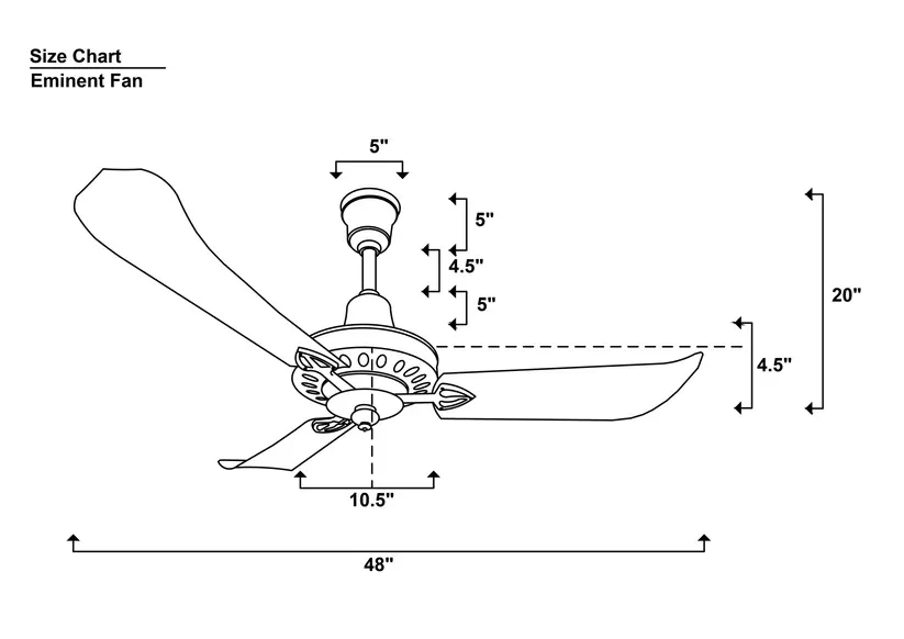 TheFanStudio Eminent Ceiling Fan by The Fan Studio : Colours available: DimGray 6 3