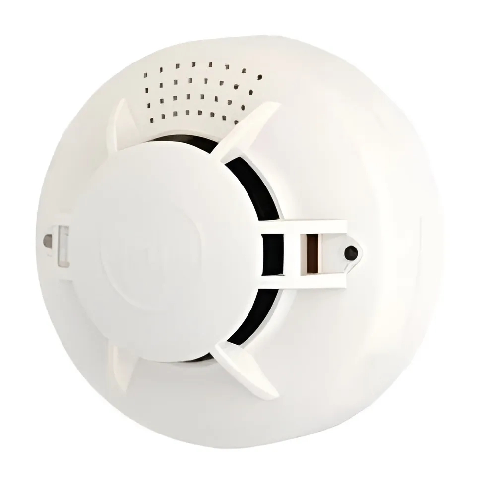 Spy World Smoke Detector 4K FHD Camera with Wi-Fi Mobile Connect, Live Streaming Audio & Video Recording, 24×7 Hours Audio Video Recorder with Human Detection Security Camera by SPY World : Colours available: White 2 2