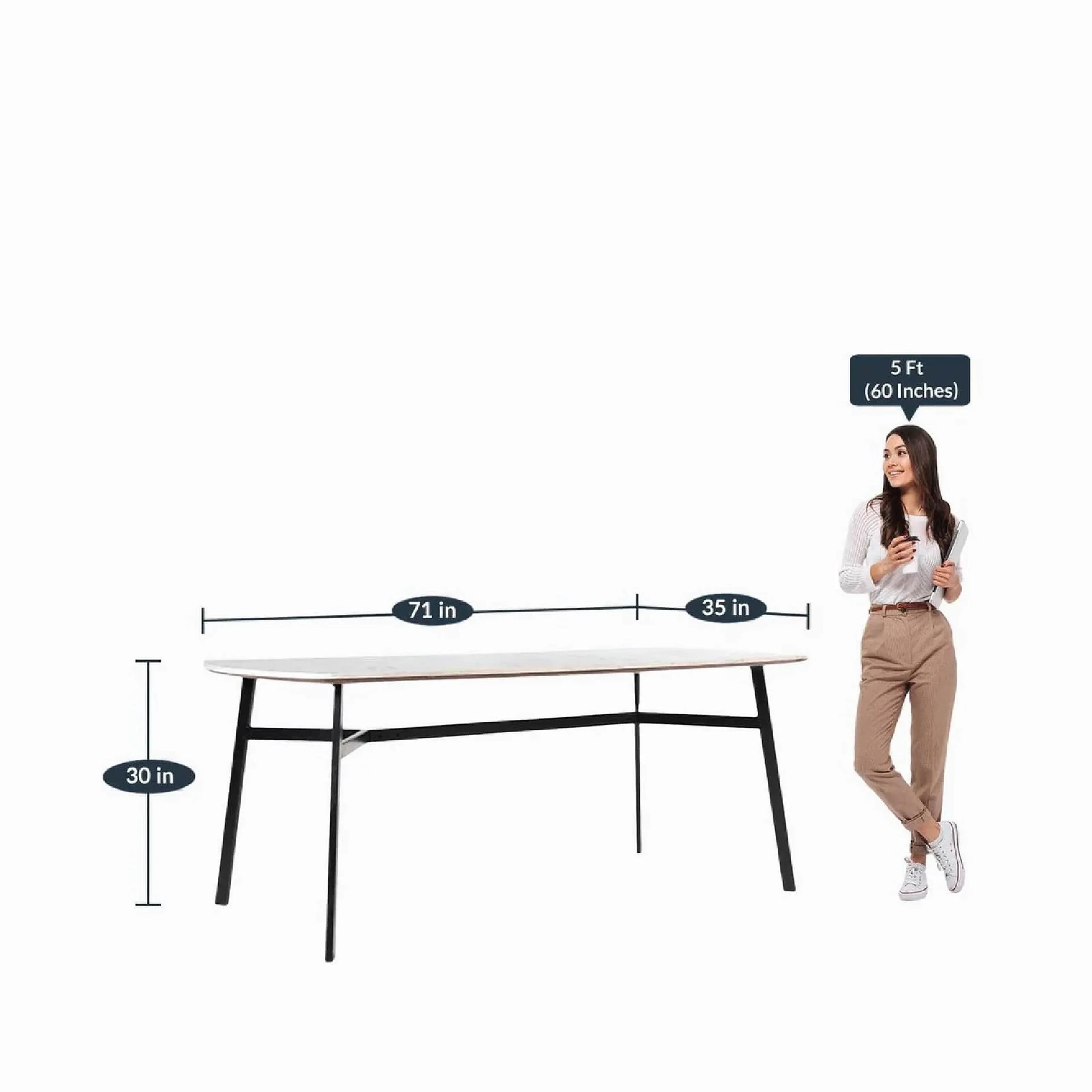 Orange Tree Acme Dining Table With 6 Chairs 5