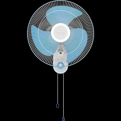 Polycab Aery HS Wall Fan - Sky Blue by Polycab : Colours available: SkyBlue