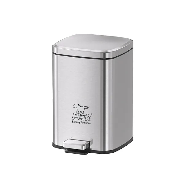 Perk Stella Dustbin 9 Litre - Matt Steel 1