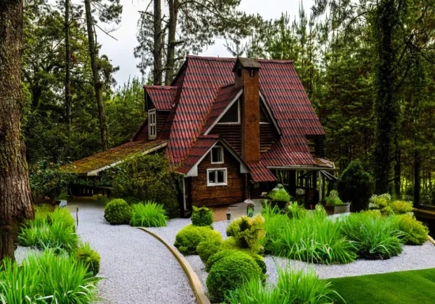 Onduline Roof Tile - DUAL RED 3D by Onduline : Colours available: Brown 2 2