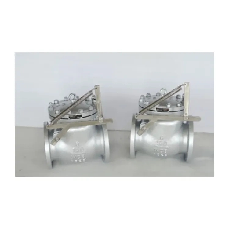 Isteel Top-Hinged Swing Check Valve by Isteel : Colours available: Silver