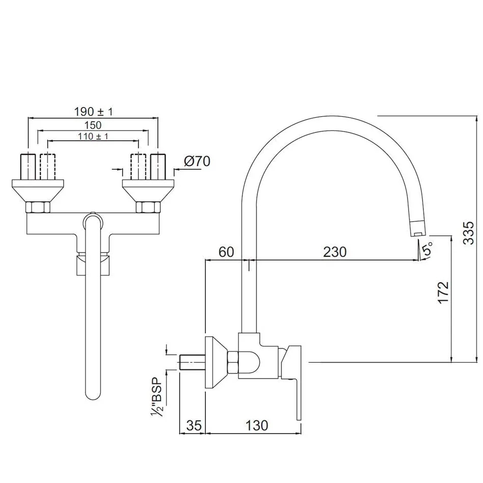 Jaquar Single Lever Sink Mixer - FUS-CHR-29165 by Jaquar : Colours available: Chrome 1 1