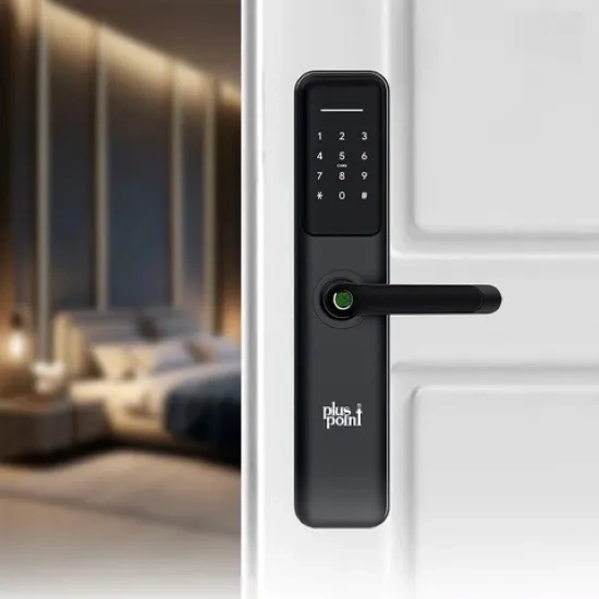 Plus Point Smart Door Lock - DGX by Plus Point for Home : Colours available: Black