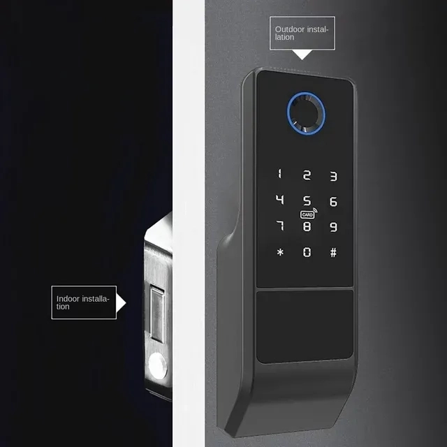 Smart Fingerprint Metal Door Lock by OKOS 8 4