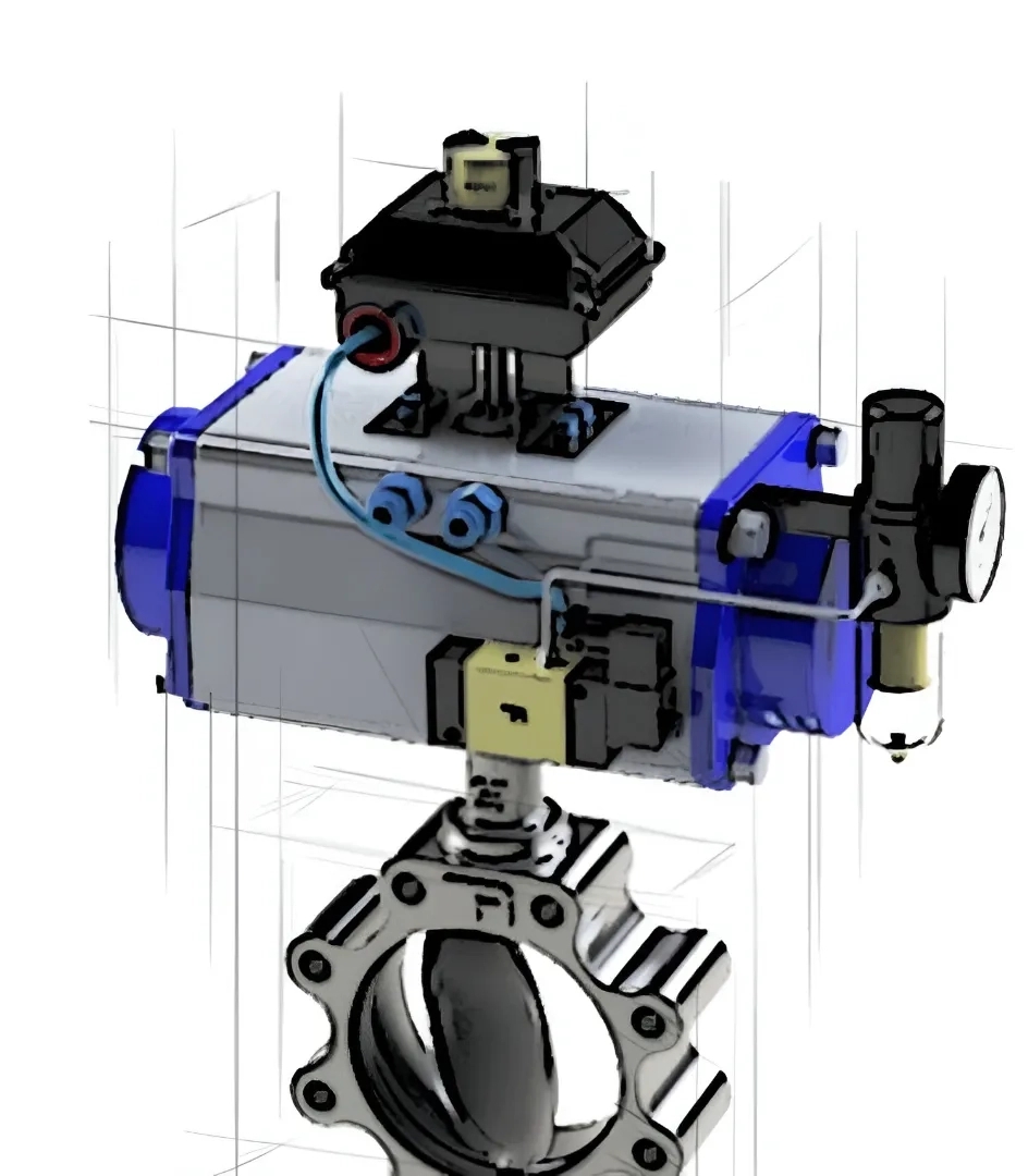 Freture Butterfly Valve by Freture for Industrial : Colours available: Grey