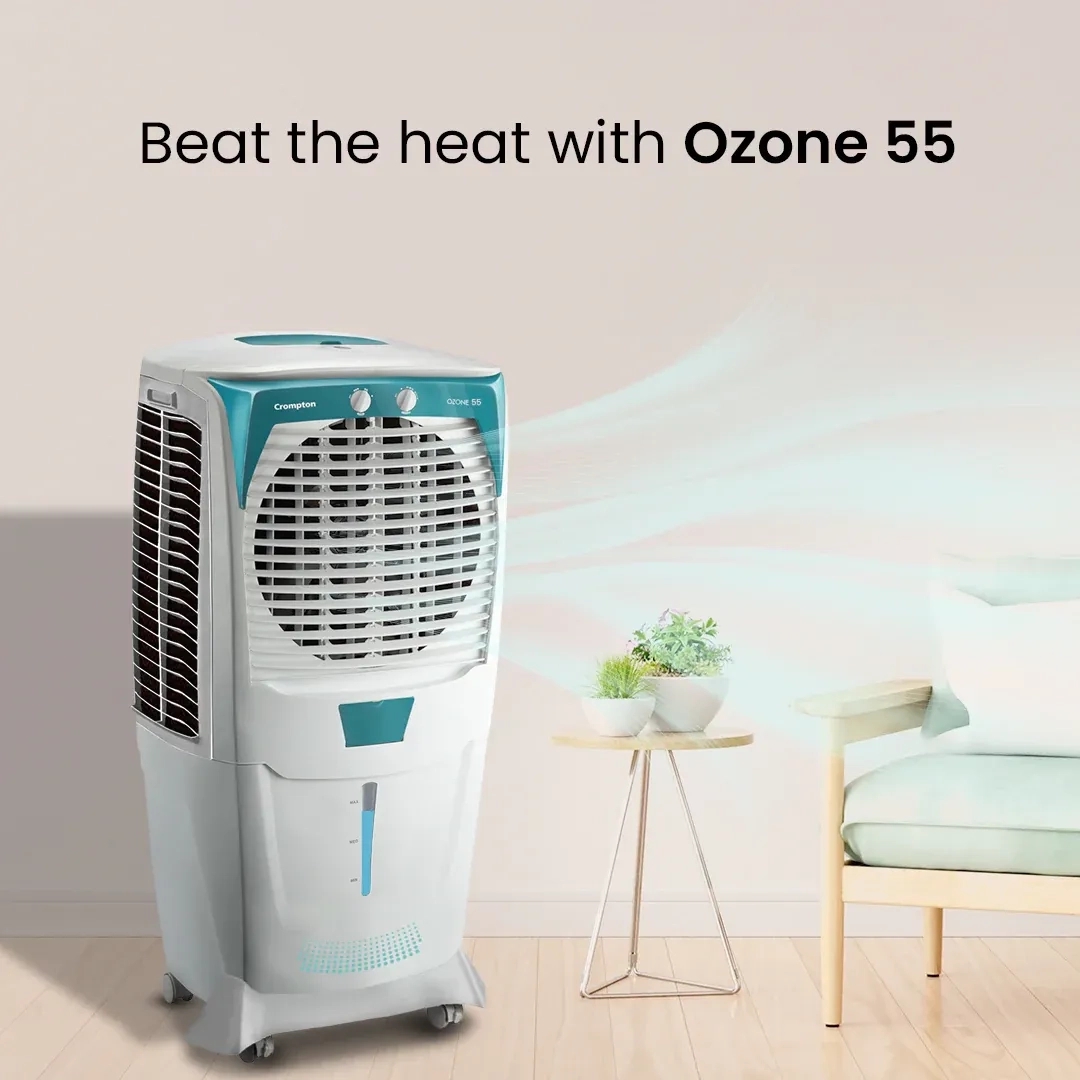 Crompton Ozone Air Cooler - 55-L by Crompton : Colours available: White, Teal 10 1