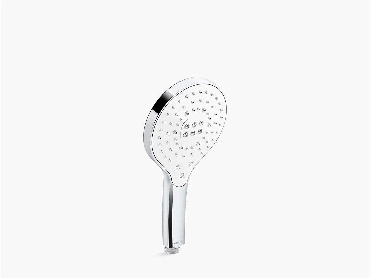 Kohler Rainduet 3.0 Three-Function Handshower 16.6 LPM - Polished Chrome by Kohler : Colours available: Chrome