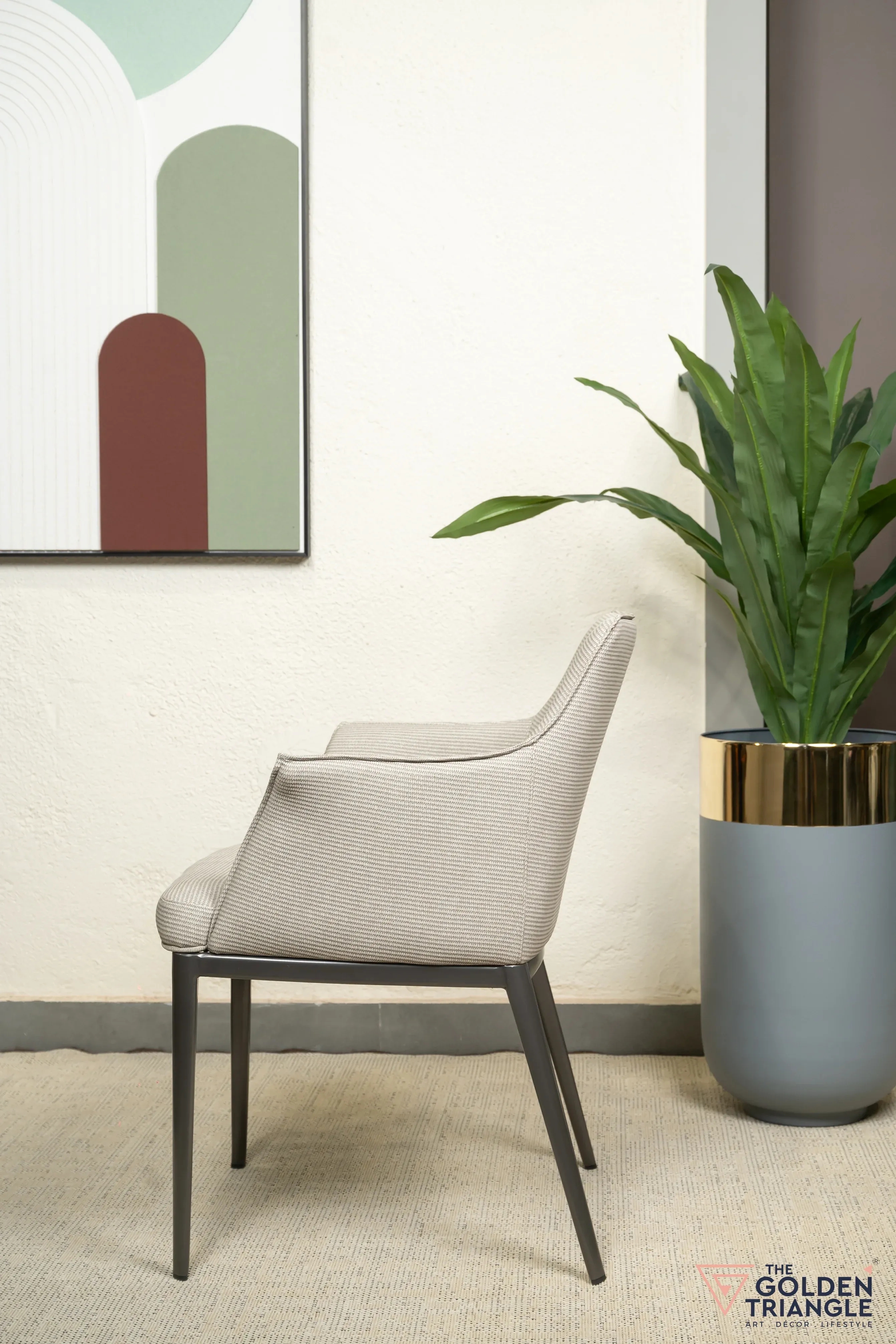 The Golden Triangle Orion Dining Chair 4
