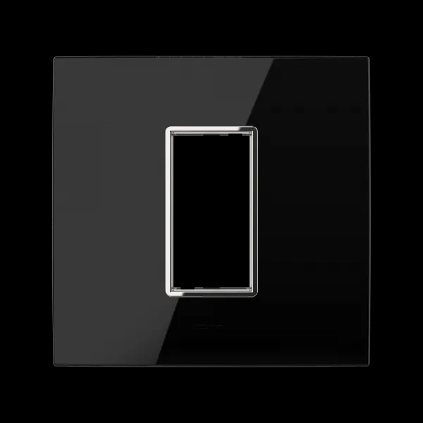 GM Modular Casaviva 1 M Cover Plate - PX SF 01 001-Black by GM Modular : Colours available: Black