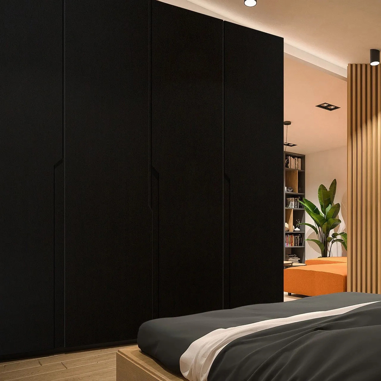 Raso 3646 Black RSO Laminate by Mikasa Laminates for Multipurpose : Colours available: Black 5 4