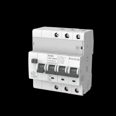Polycab RCBO - 16 Ampere - 30mA - TPN by Polycab