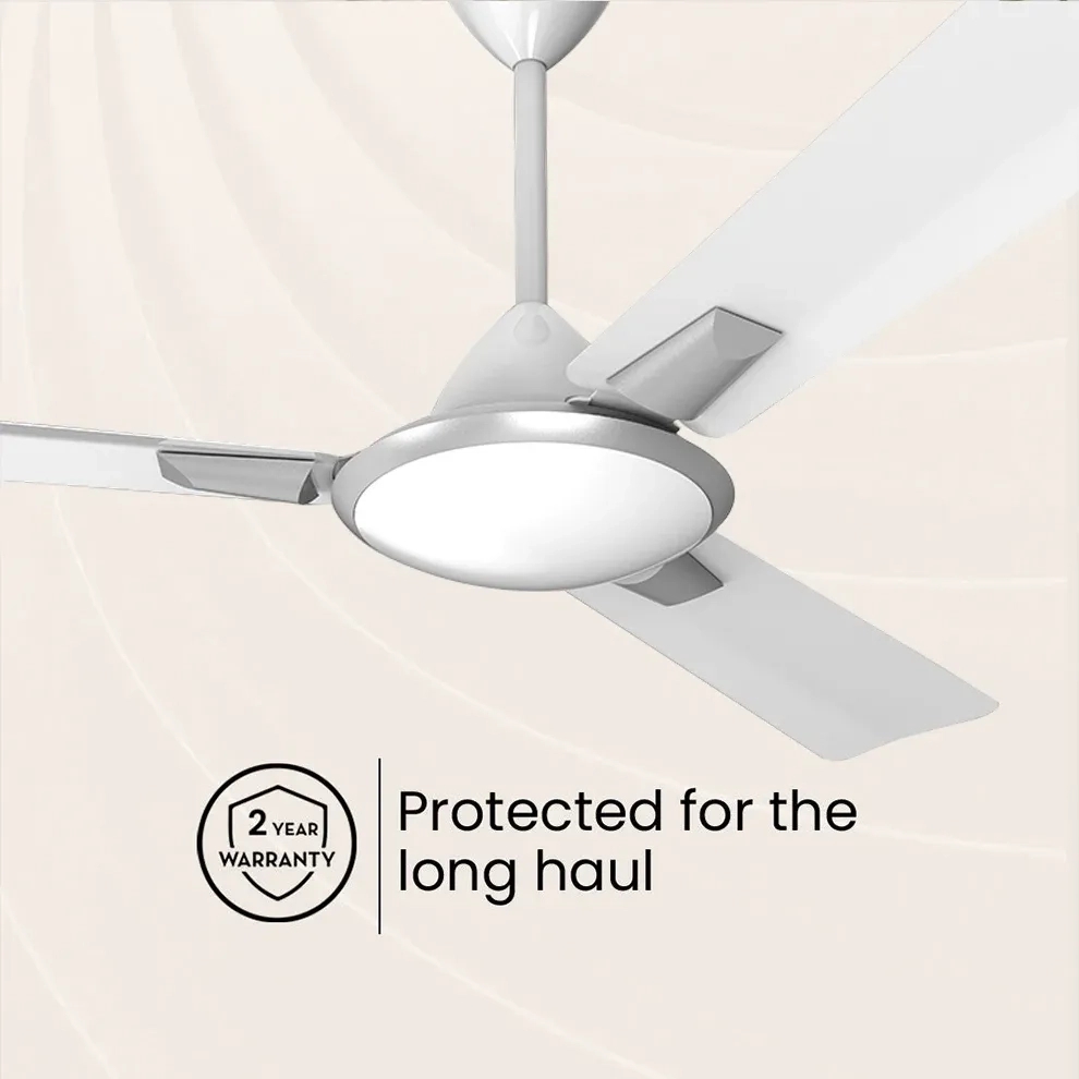 Crompton High Speed Aura | Ceiling Fan - New White by Crompton : Colours available: White 3 3