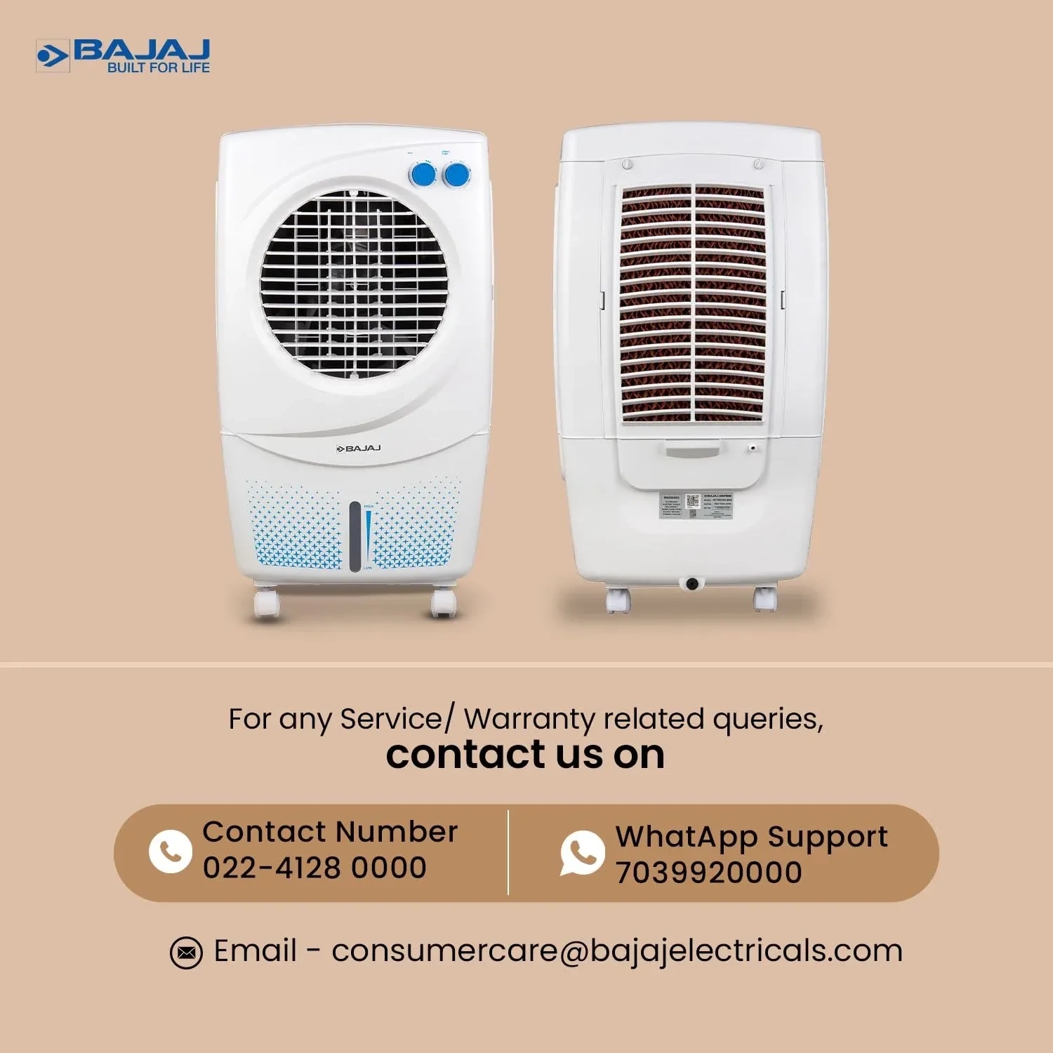 Bajaj PX97 Torque - Air Cooler by Bajaj : Colours available: White 9 5