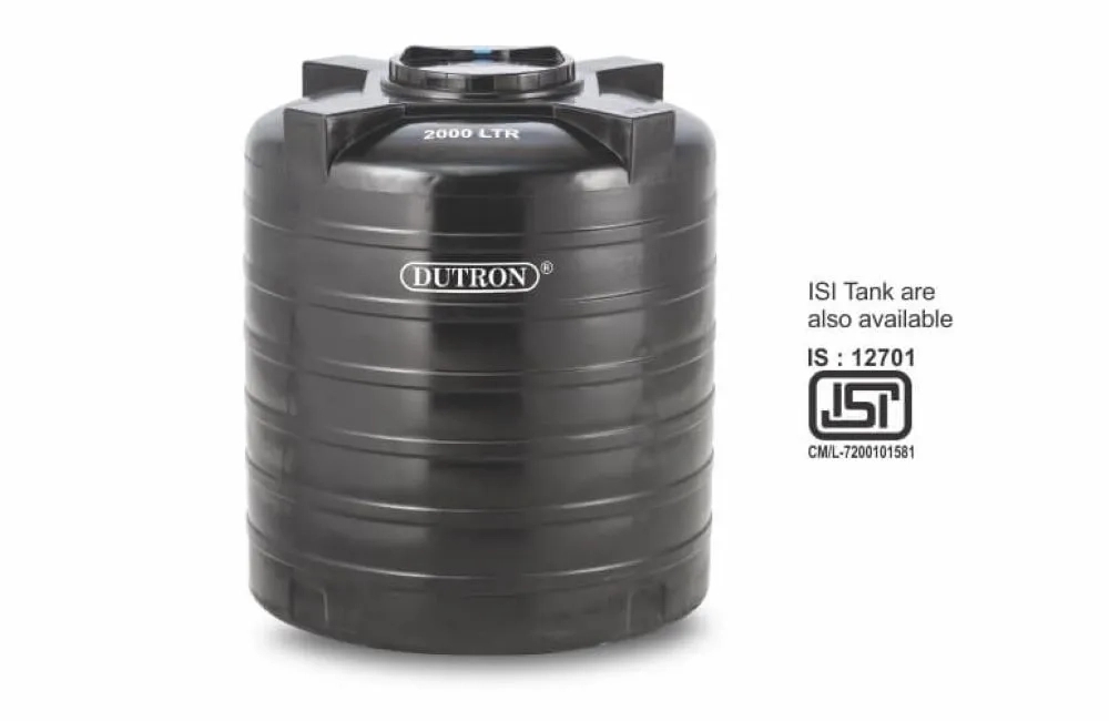 Dutron Water Tanks by Dutron for Industrial : Colours available: Black