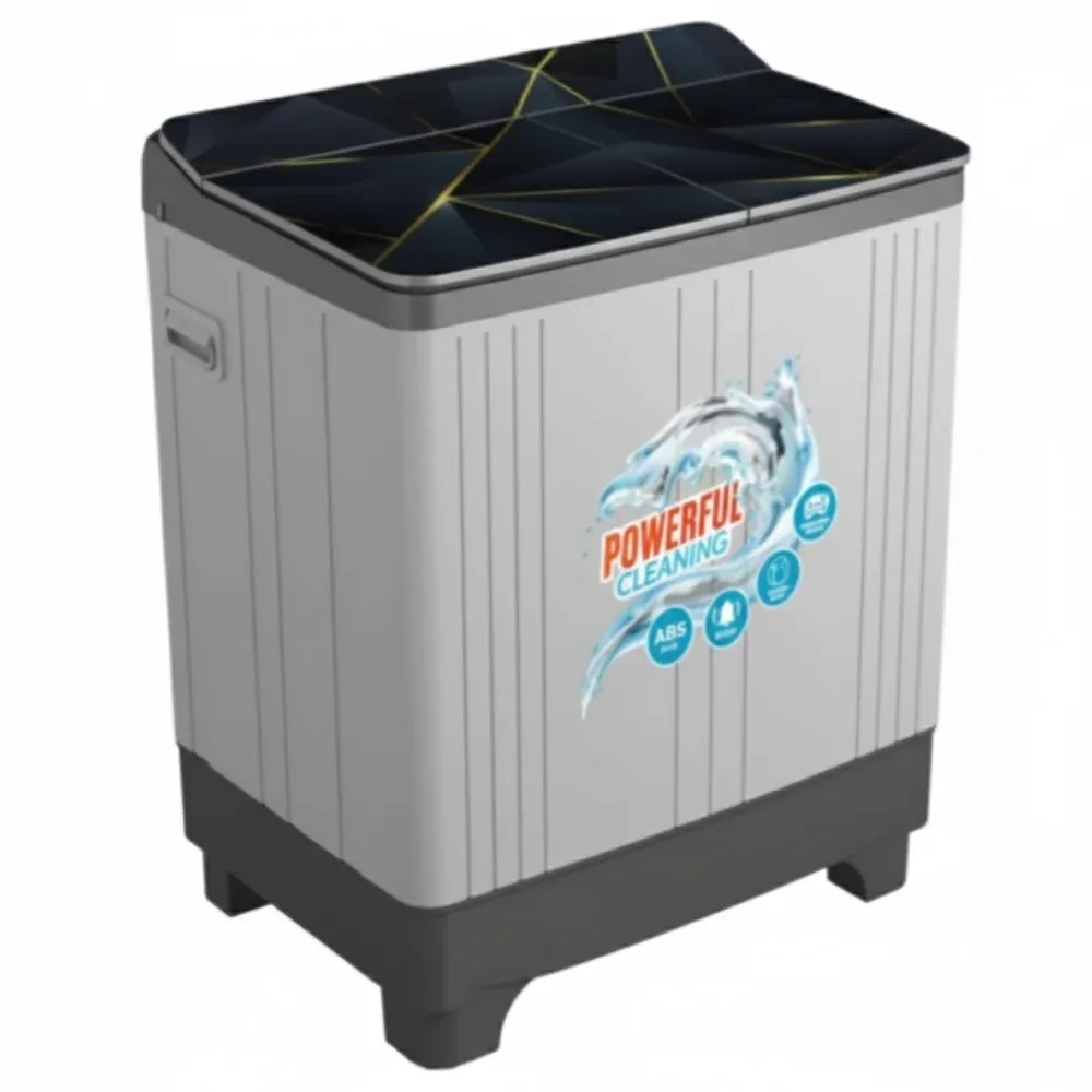 Reintech Electronics 9.0KG (FG) Semi automatic top Load washing machine by Reintech : Colours available: LightGray