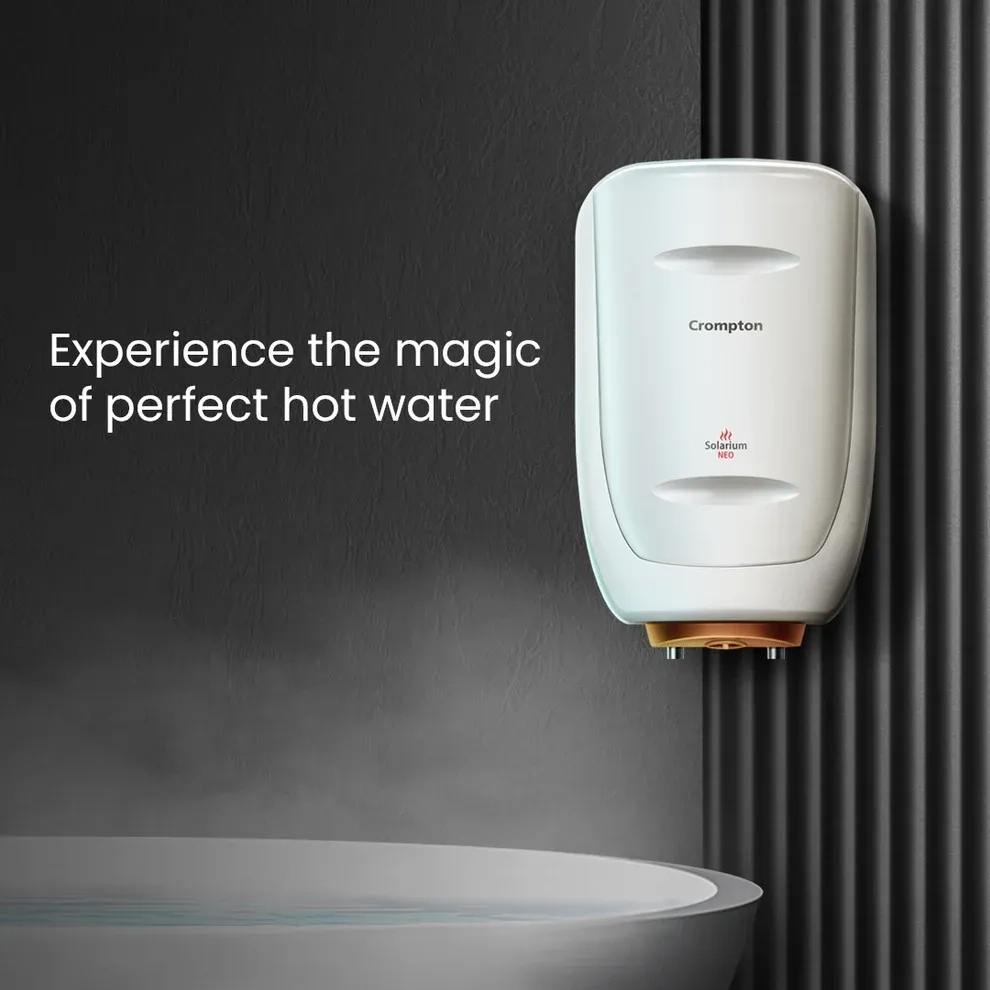 Crompton Solarium Neo, 2000W Storage Water Heater - 10-L by Crompton : Colours available: Ivory 7 1