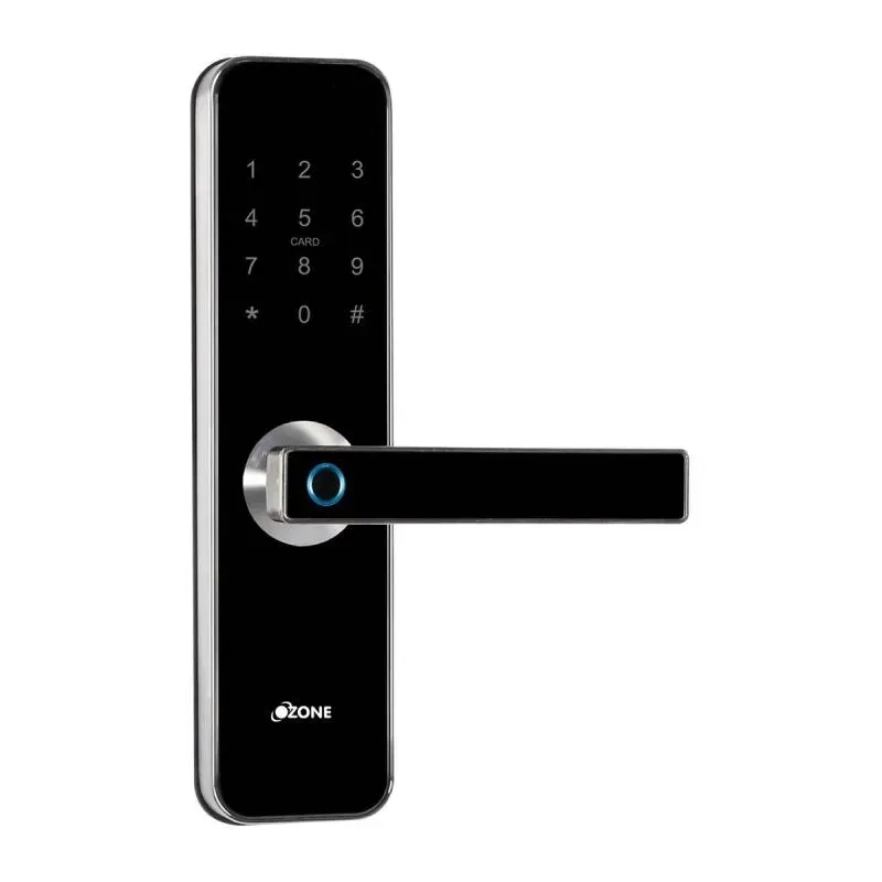 Ozone Smart Wi-Fi Lock for Wooden & Metal Doors by Ozone for Entrance : Colours available: Black