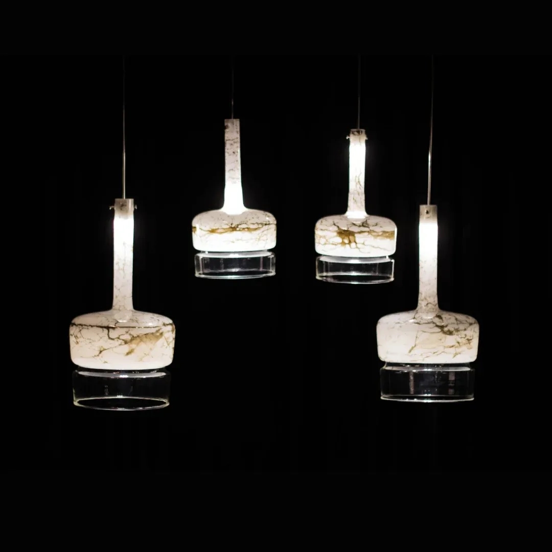 The Living Influence Carrara Marble Hanging lamp 7